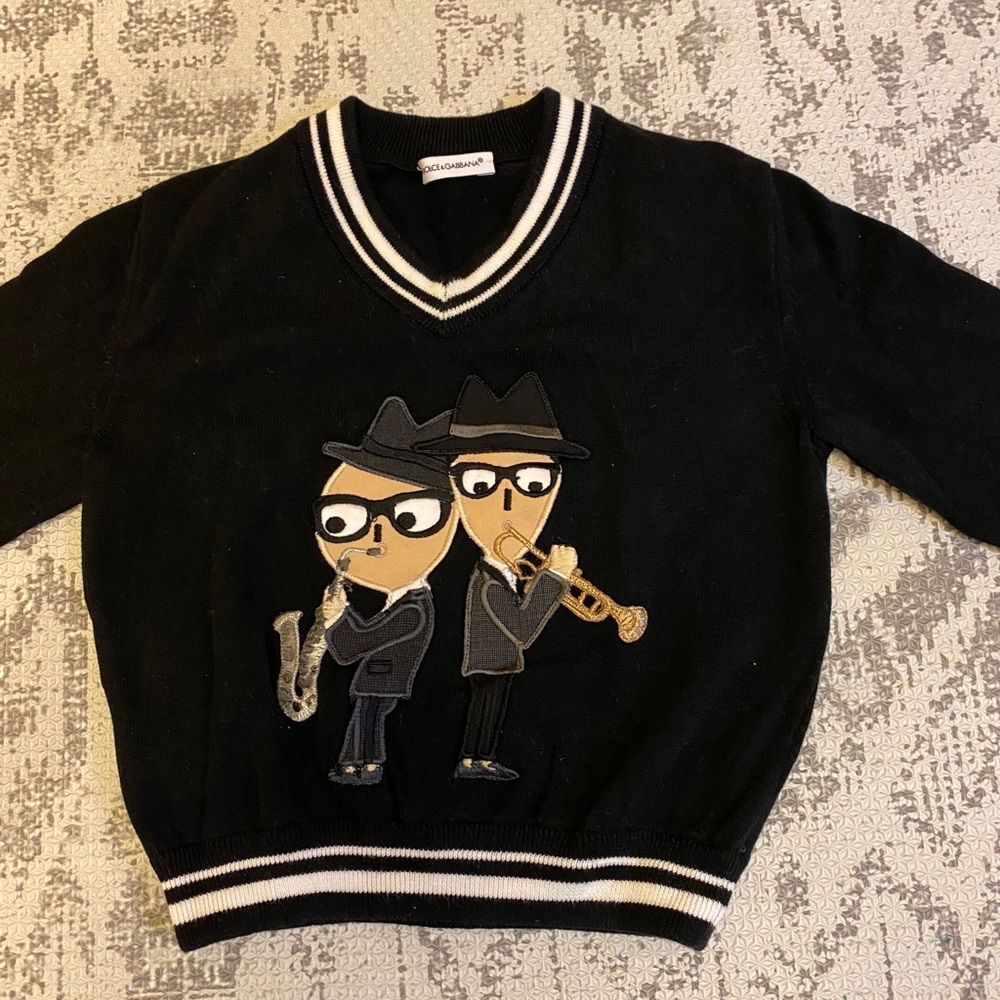 100% Wool Dolce & Gabanna Long Sleeve sweater(2yr)